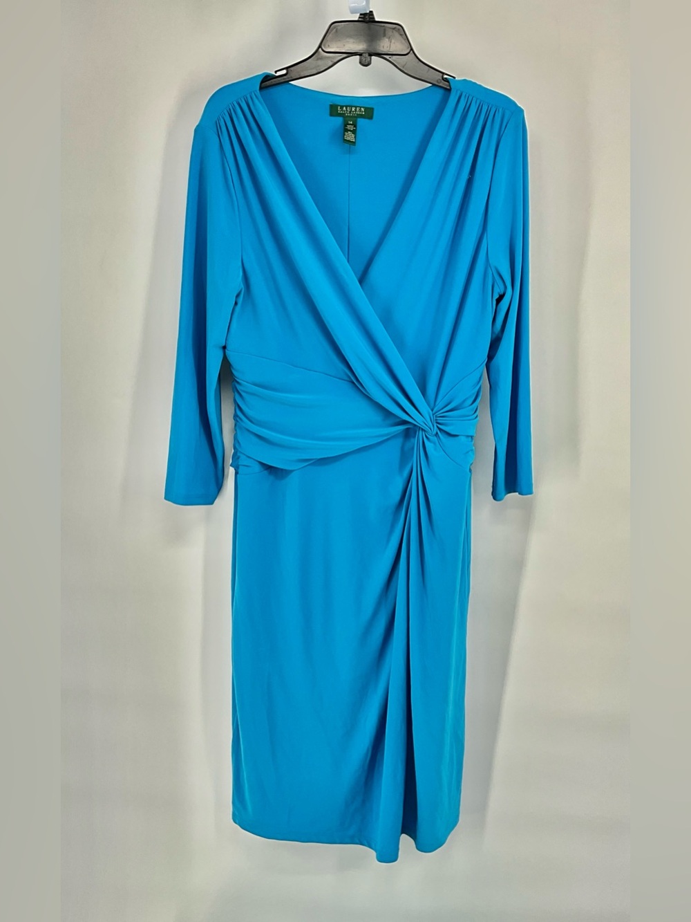 Ralph Lauren Turquoise Dress with Lauren Label 14 Read